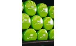 Vinilinis hantelis 2 kg, žalias - UpForm
