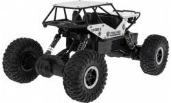 Nuotoliniu būdu valdomas Crawler R/C Monster 1:18 sidabrinis