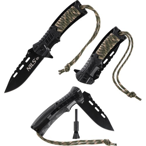NC1719 FOLDING TACTICAL KNIFE NILS CAMP