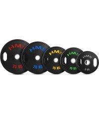 TOG RUBBERIZING OLYMPIC PLATES HMS - 2x25kg - TOG RUBBERIZING OLYMPIC PLATES HMS