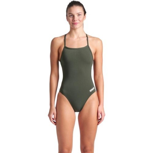 W Team Challenge Solid maudymosi kostiumėlis Dark Sage-White 32 - 660