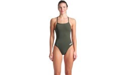 W Team Challenge Solid maudymosi kostiumėlis Dark Sage-White 32 - 660