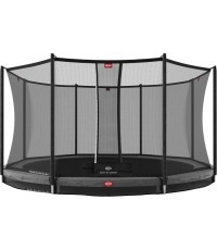 Батут BERG Favorit InGround 330 серый с защитной сеткой Comfort