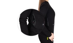 Moteriški šildomi marškinėliai W-TEC Insulong Lady - Juoda