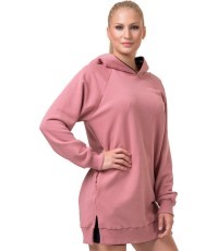 Women’s Long Hoodie Nebbia Everyday Hero 580 - Old Rose