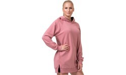 Женская длинная худи Nebbia Everyday Hero 580 - Old Rose