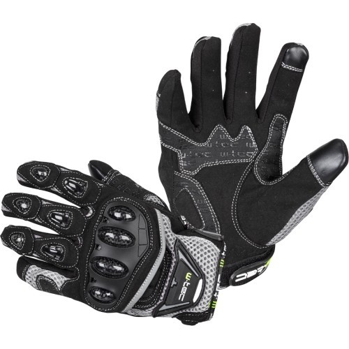 Motociklininkų pirštinės W-TEC Upgear - Juoda ir pilka