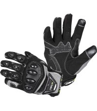 Motociklininkų pirštinės W-TEC Upgear - Juoda ir pilka
