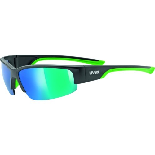 Uvex Sportstyle 215 glasses black mat green
