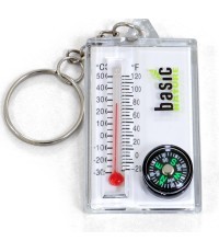 BasicNature Zipper Compass/Thermometer