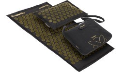 Acupressure Mat and Pillow inSPORTline EcoSpike - Black-Gold