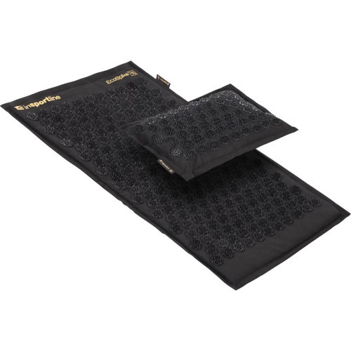 Acupressure Mat and Pillow inSPORTline EcoSpike - Black-Gold