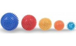 YATE masažinis kamuoliukas su spygliukais 6,3 cm oranžinis