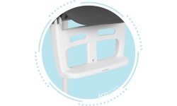 ECOTOYS sulankstoma vaikų maitinimo kėdutė 3-in-1