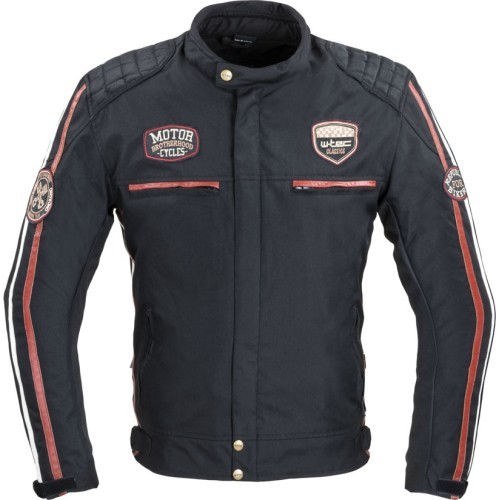 Vyriškas motociklininko švarkas W-TEC Jawo - Black