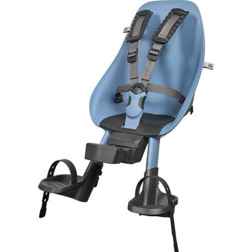 Front-Mounted Child Bike Seat w/ Adaptor Urban Iki - Fuji Blue/Bincho Black