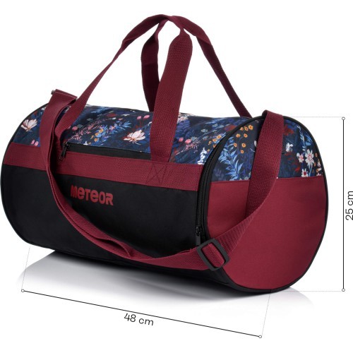 Спортивная сумка Meteor Sirin, 25 л - Burgundy || Black