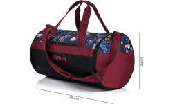 Sportinis krepšys Meteor Sirin, 25 l - Burgundy || Black