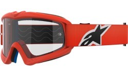 Children’s Motocross Goggles Alpinestars Vision Youth - Orange body, clear plexiglass