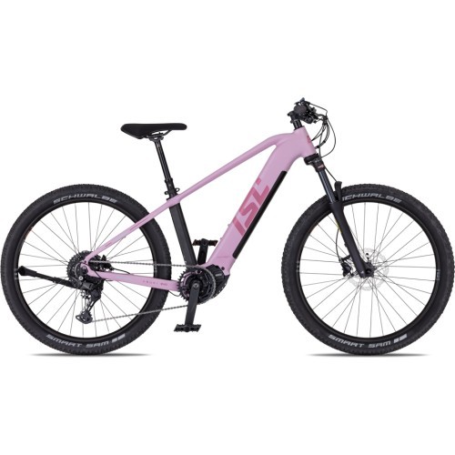 Moteriškas kalnų el. dviratis inSPORTline ISL Asuki EVO 835 Wh 27,5” – 2026 - Dusted Pink