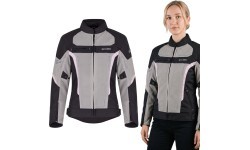 Women’s Summer Motorcycle Jacket W-TEC Mirelia - Black-grey-pink