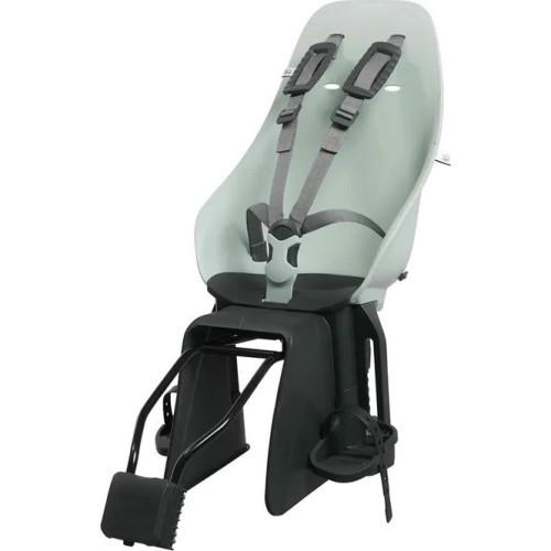Rear-Mounted Child Bike Seat w/ Adaptor & Seatpost Holder Urban Iki - Chigusa Greeb/Bincho Black