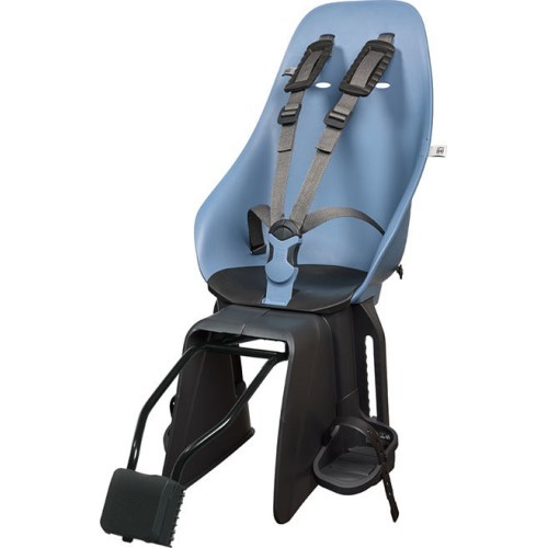 Rear-Mounted Child Bike Seat w/ Adaptor & Seatpost Holder Urban Iki - Fuji Blue/Bincho Black