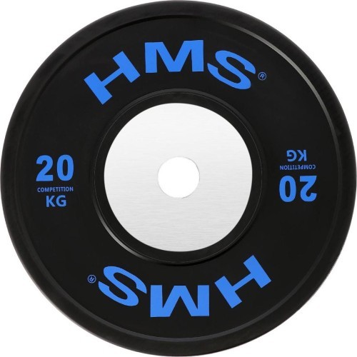 HMS olimpinis guminis svorio diskas BTBR, 10 kg - 20 kg