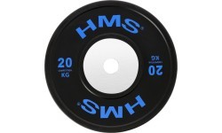 HMS olimpinis guminis svorio diskas BTBR, 10 kg - 20 kg