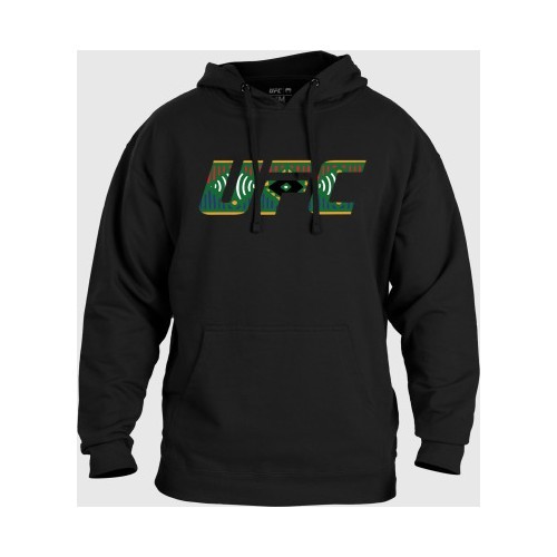 Мужская худи UFC Unrivaled by Venum Dricus Du Plessis, чёрная