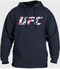 Vyriškas džemperis su gobtuvu UFC Unrivaled by Venum Max Holloway tamsiai mėlynas