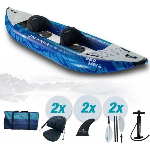 Spinera Duo 340 2 Person Kayak incl. Paddle and Pump