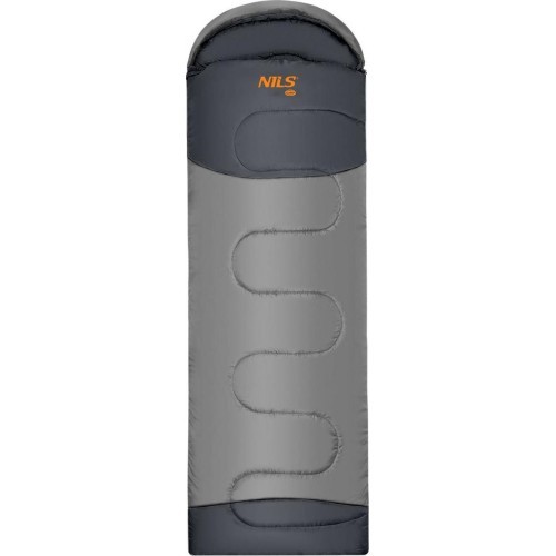 NC2008 ANTHRACITE-ORANGE SLEEPING BAG SIZE L NILS CAMP