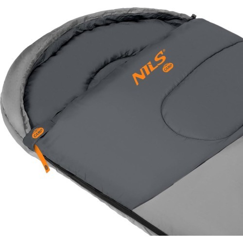 NC2008 ANTHRACITE-ORANGE SLEEPING BAG SIZE L NILS CAMP