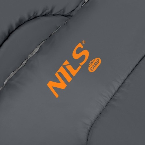 NC2008 ANTHRACITE-ORANGE SLEEPING BAG SIZE L NILS CAMP