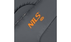 Спальный мешок Nils Camp NC2008, антрацитово-оранжевый, размер L