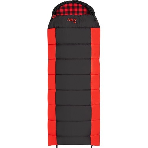 NC2003 BLACK-RED SLEEPING BAG NILS CAMP