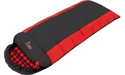 NC2003 BLACK-RED SLEEPING BAG NILS CAMP