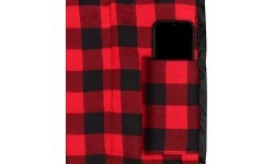 NC2003 BLACK-RED SLEEPING BAG NILS CAMP