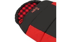 NC2003 BLACK-RED SLEEPING BAG NILS CAMP