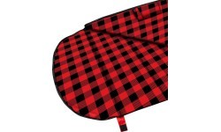 NC2003 BLACK-RED SLEEPING BAG NILS CAMP