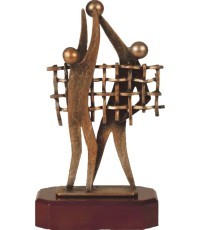 Statuette BEL245 Volleyball - 25cm - Bronza