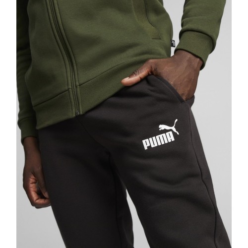 Puma Clean Sweat Suit Men's Tracksuit Black Green 585841 31