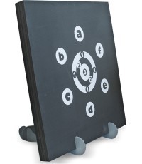 Мишень для стрельбы из лука Yate Set Start 04, 80x80x7 см, со стойкой PP HD