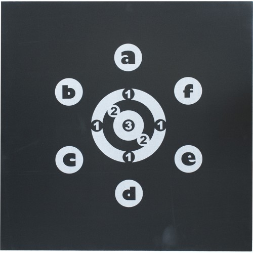 Мишень для стрельбы из лука Yate Set Start 04, 80x80x7 см, со стойкой PP HD