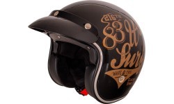 Мотоциклетный шлем W-TEC Café Racer - 3Ways Surf Bronze