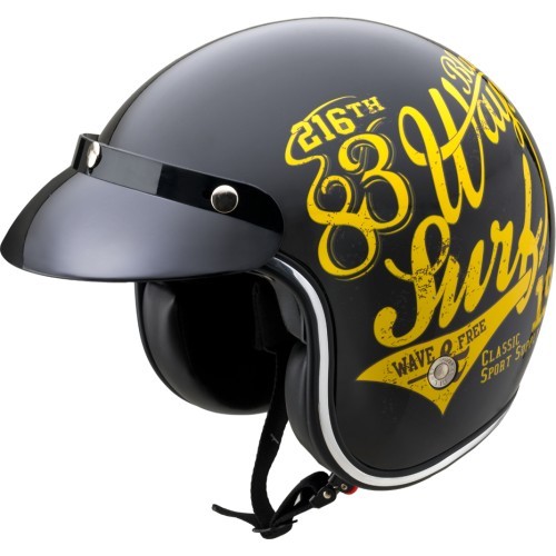 Motociklininko šalmas W-TEC Café Racer - 3Ways Surf