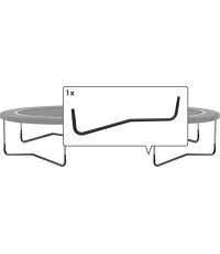 Trampolino W formos koja Grand Favorit 520, juoda