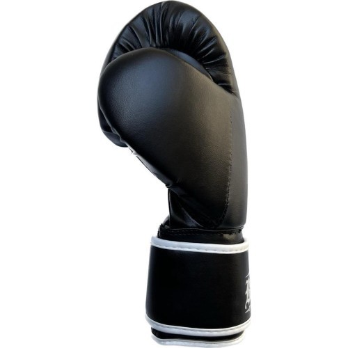 Buffalo Outrage boxing gloves black and white 16oz