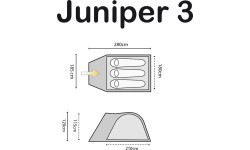 Palapinė Highlander Juniper 3